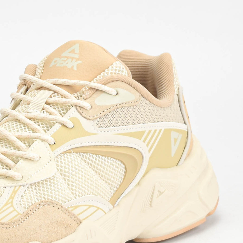 Peak Baskets Chunky Style Beige Confortables Unisexe