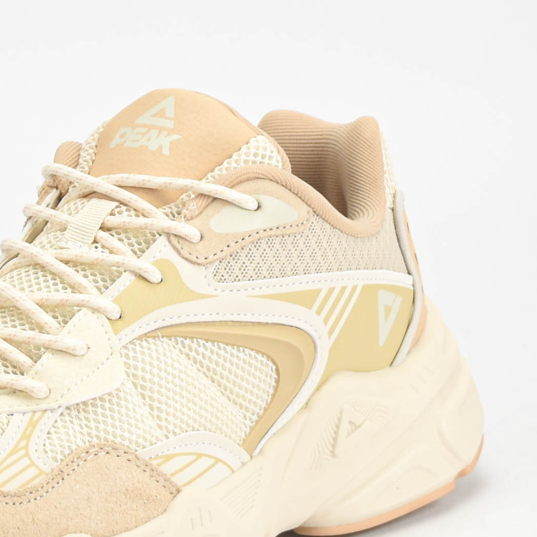 Peak Baskets Chunky Style Beige Confortables Unisexe