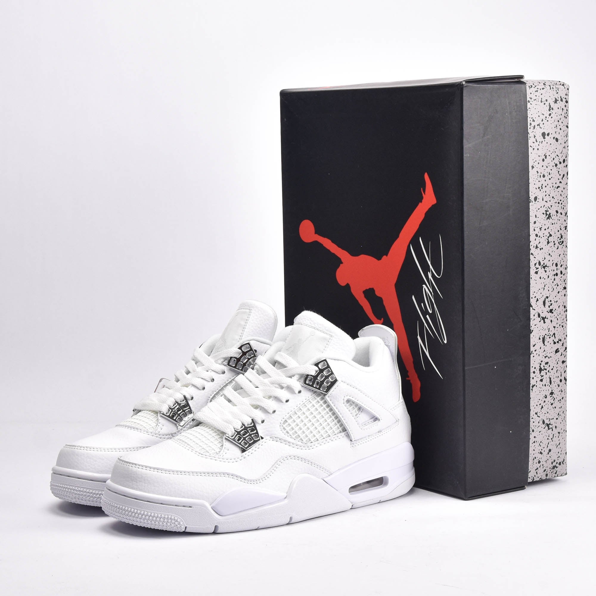 Kimland Baskets Sneakers Style Urbain Blanc Homme