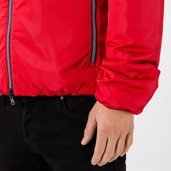 Geox Veste Bomber Genova Respirante Homme Rouge
