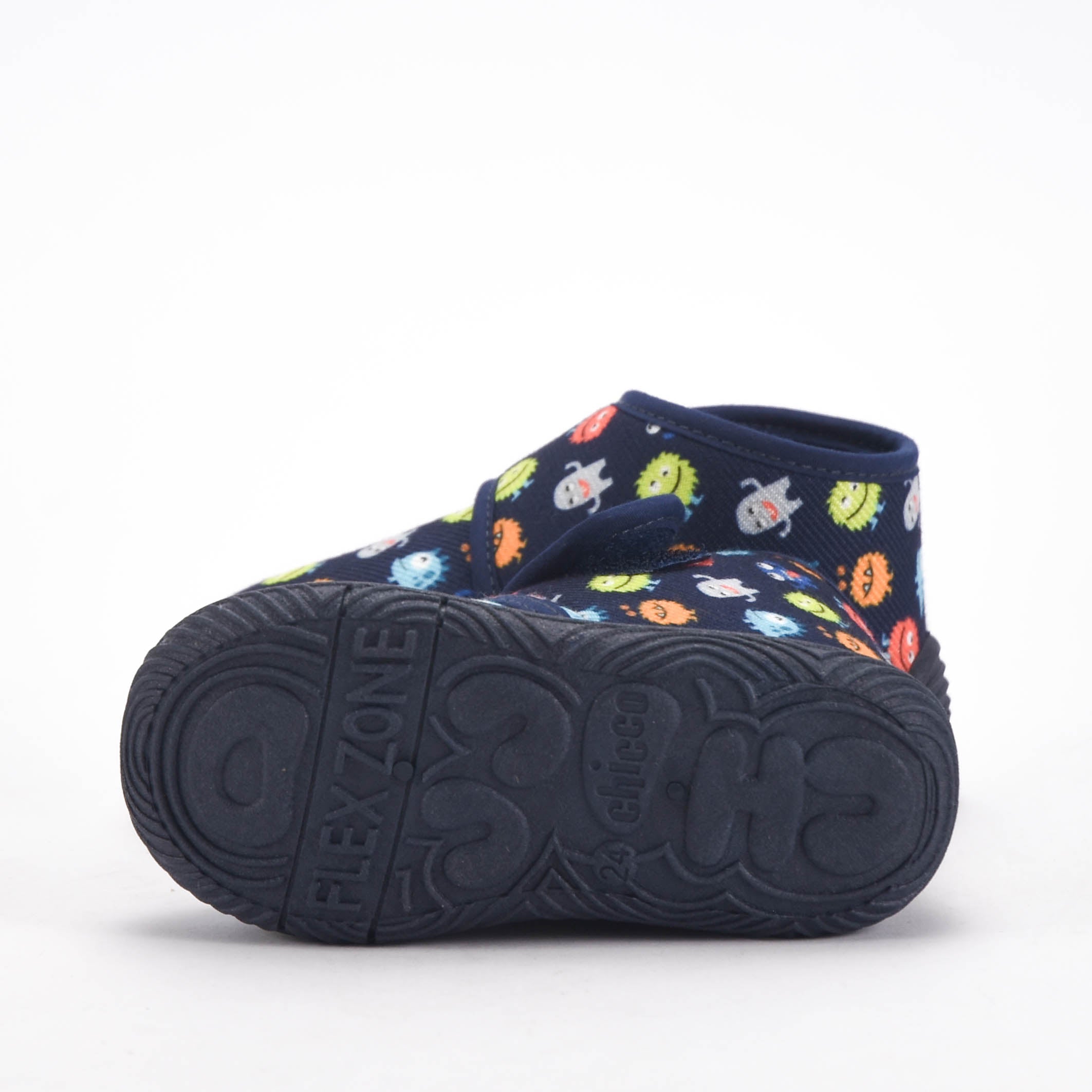 Chicco Chaussons Souples Imprimé Monstres Enfant