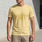 Kimland T-shirt Jaune Logo Feuille Homme