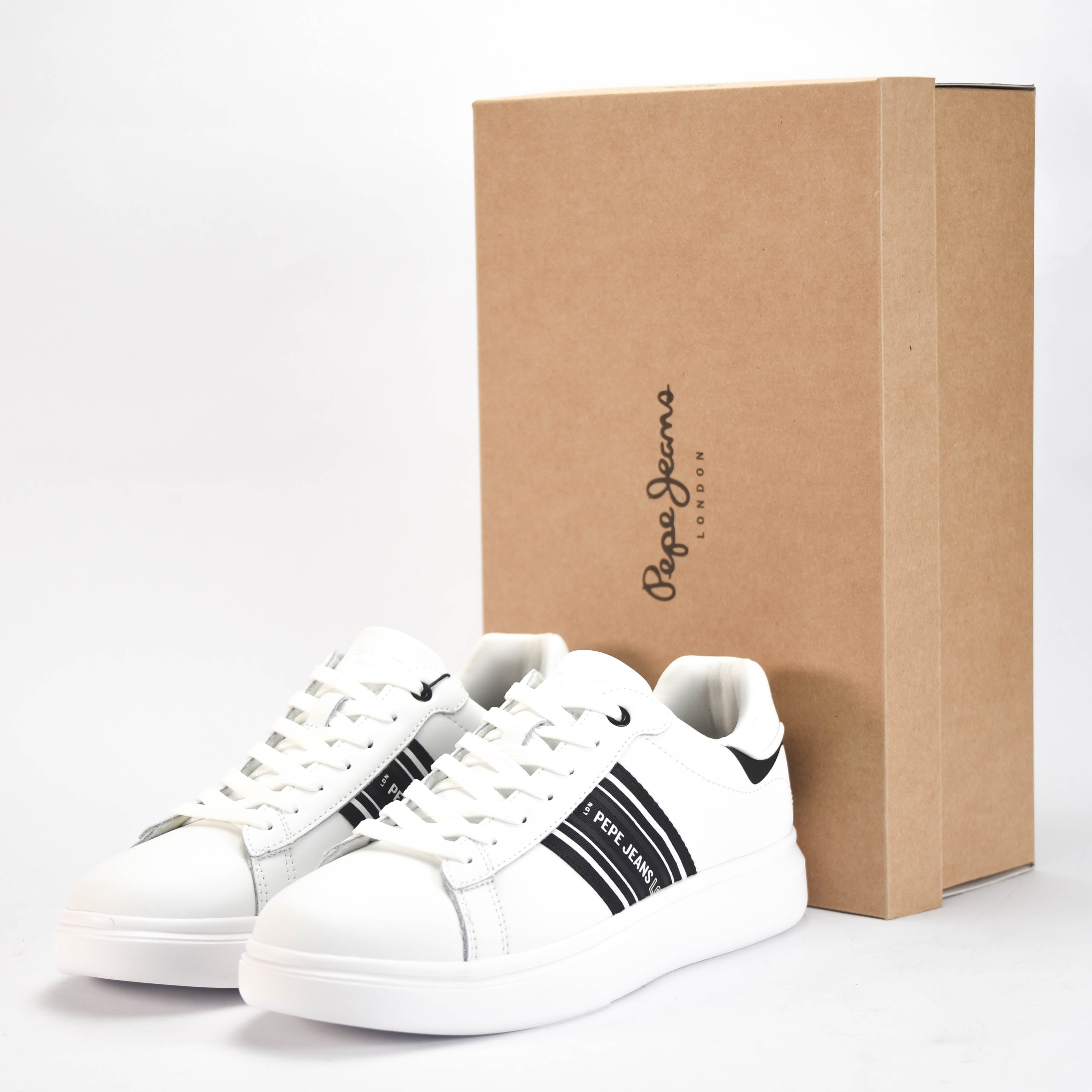 Pepe Jeans Baskets Basses Casual Blanc Homme