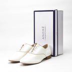 André Chaussures Richelieu Élégantes Blanc Femme
