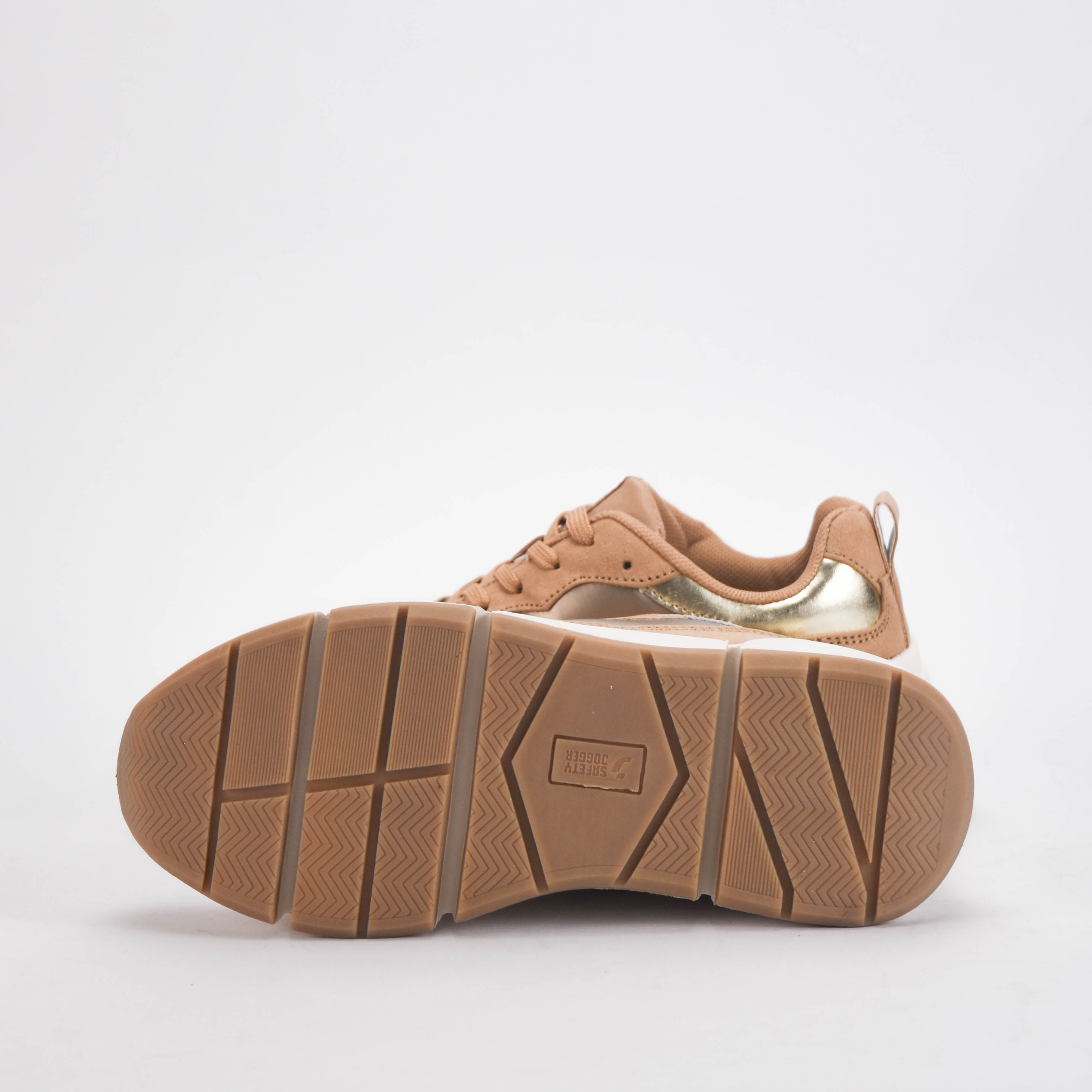 Safety Jogger Baskets Lifestyle Beige et Or Femme