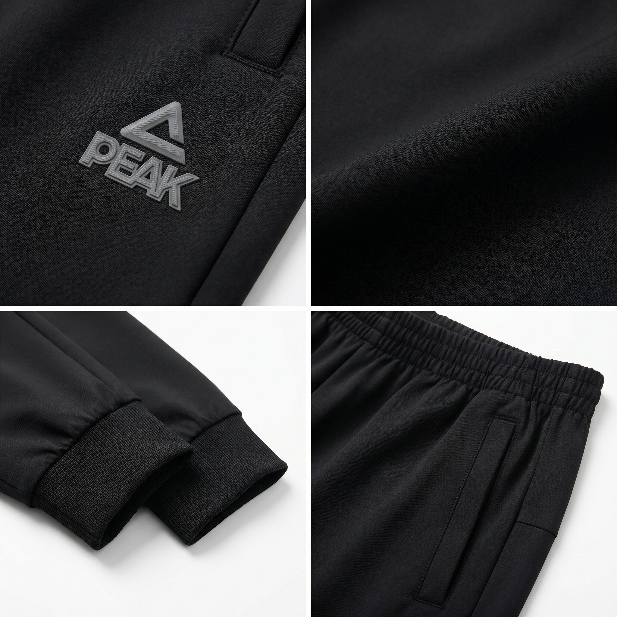 Peak Knitted Pants Black