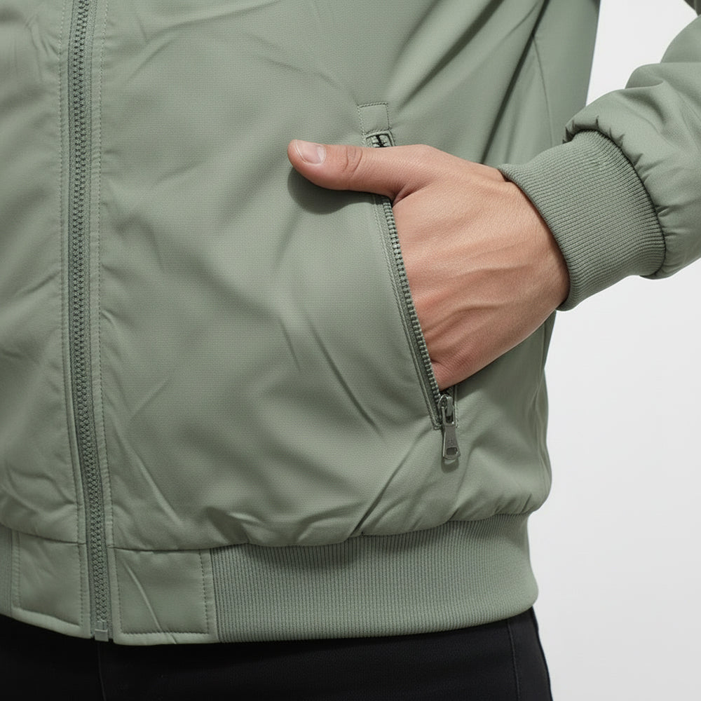 Massimo Veste Bomber Légère Col Montant Homme