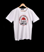 T-shirt BLANC BASSEBALL
