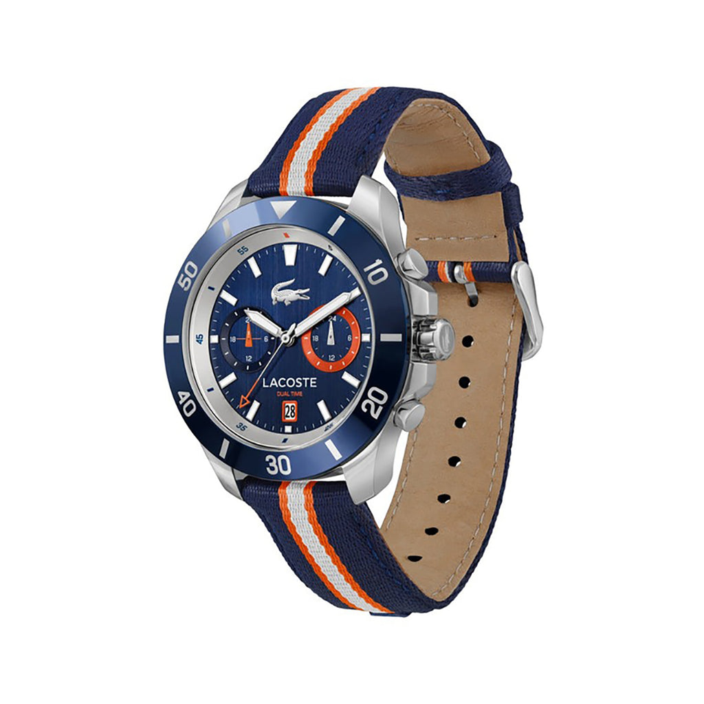 Montre Lacoste Chronographe Sportive Bracelet Tissu Homme