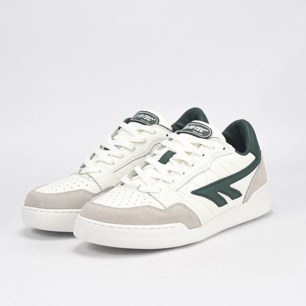 Hi-Tec Baskets Style Rétro en Cuir et Daim Homme