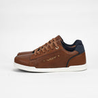 VO7 Baskets Basses Élégantes Marron Homme