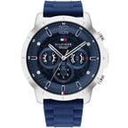 Tommy Hilfiger Montre Chronographe Bracelet Silicone Homme