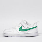 Nike Court Borough Baskets Enfant Confortables Blanc et Vert