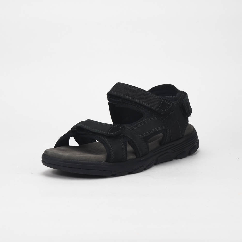 Lumberjack Sandales Confortables Homme Noir