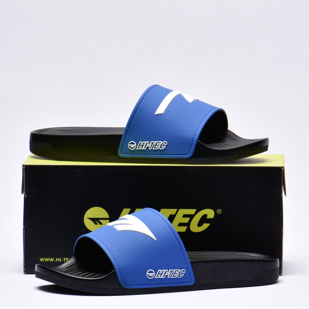 Hi-Tec Core Slide Claquettes Confortables Homme Bleu et Noir
