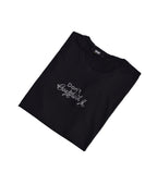 T-shirt NOIR  *DON T OVER THINK IT*