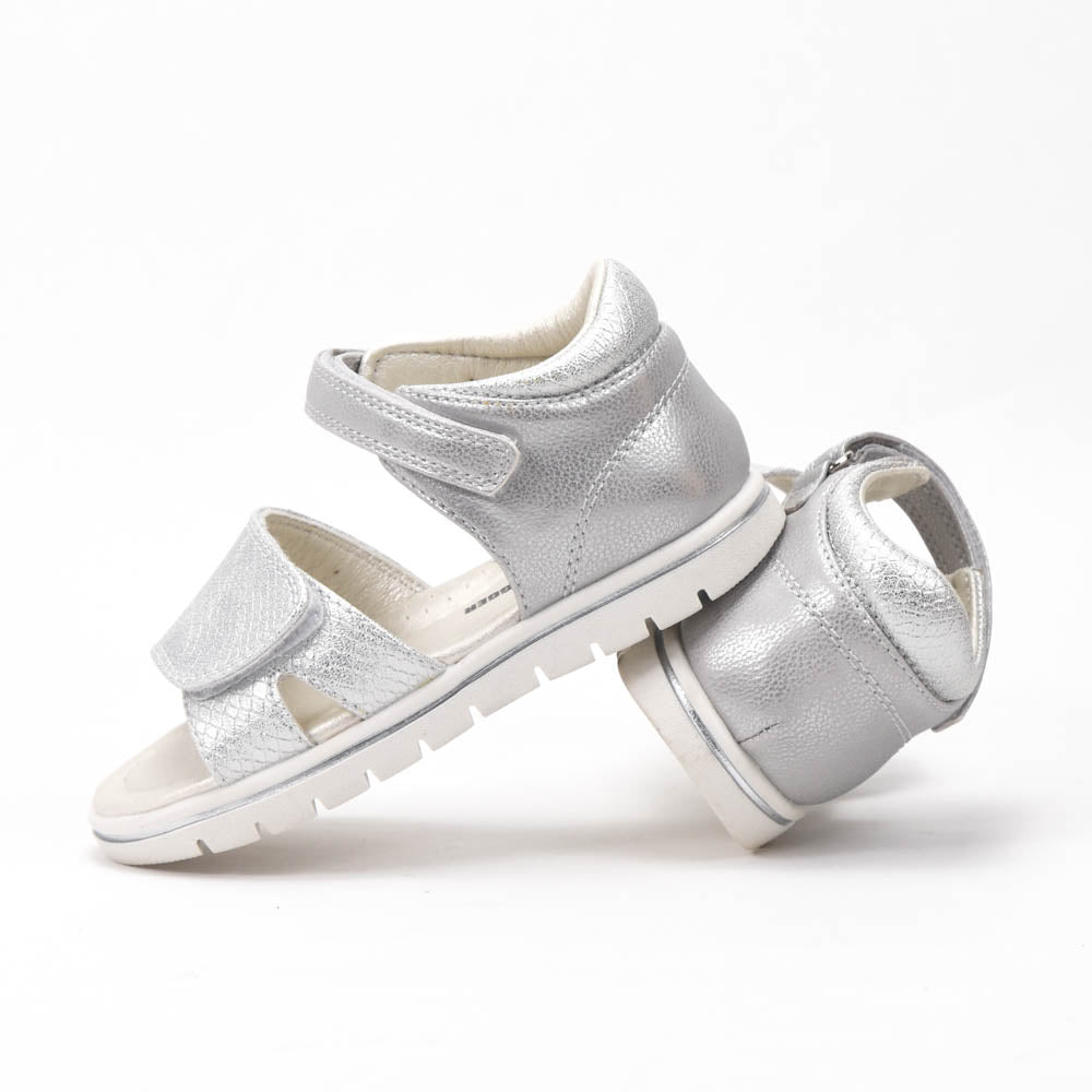 Safety Jogger Sandales Argentées Confortables Enfant