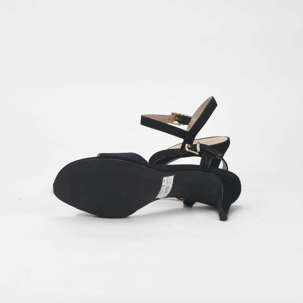 André Sandales à Talons Élégantes Noir Femme