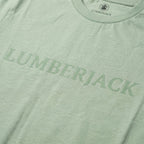 Lumberjack T-shirt Logo Homme Vert Pastel