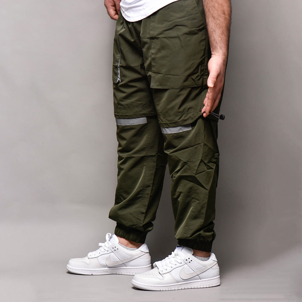 SEM/R Pantalon Cargo Réfléchissant Style Techwear Homme
