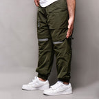 SEM/R Pantalon Cargo Réfléchissant Style Techwear Homme