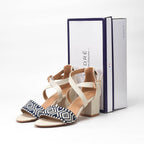 André Sandales à Talons Géométriques Femme