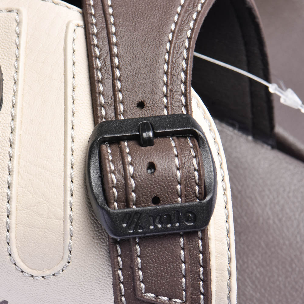 Kito Claquettes à Boucles Ajustables Confort Homme