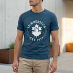 Kimland T-shirt Graphique Homme Bleu Style Décontracté