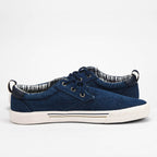 André Baskets en Toile Denim Style Décontracté Homme