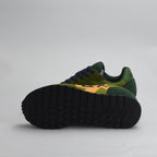 SUN68 Sneakers Jaki Solid en Daim et Textile Homme