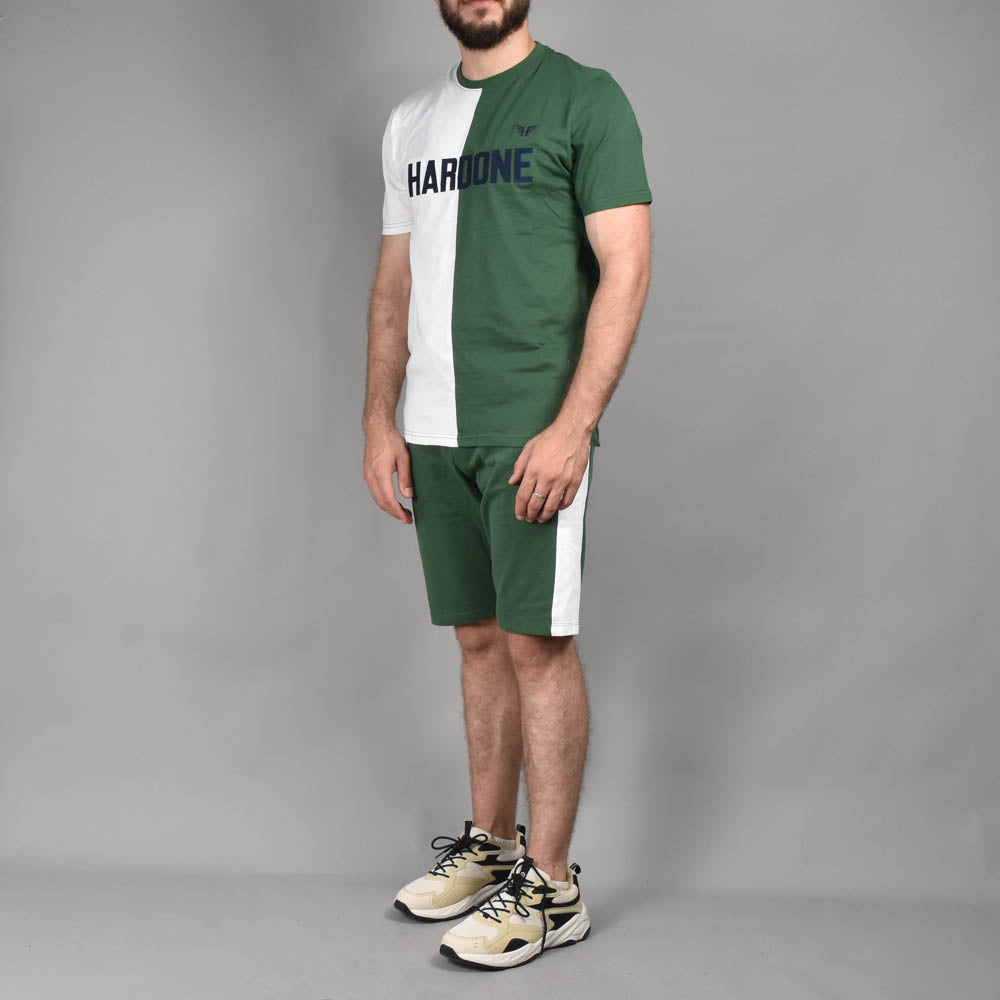Ensemble Casual Homme T-shirt et Short Bicolore