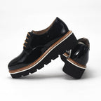 André Derbies Vernies Plateforme Femme