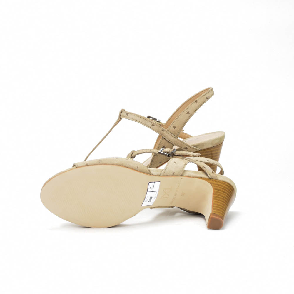 André Sandales à Talons Motif Étoiles Femme