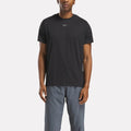 Reebok T-Shirt Sportif Noir Homme