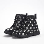 Chicco Bottines à Étoiles Argentées pour Fille