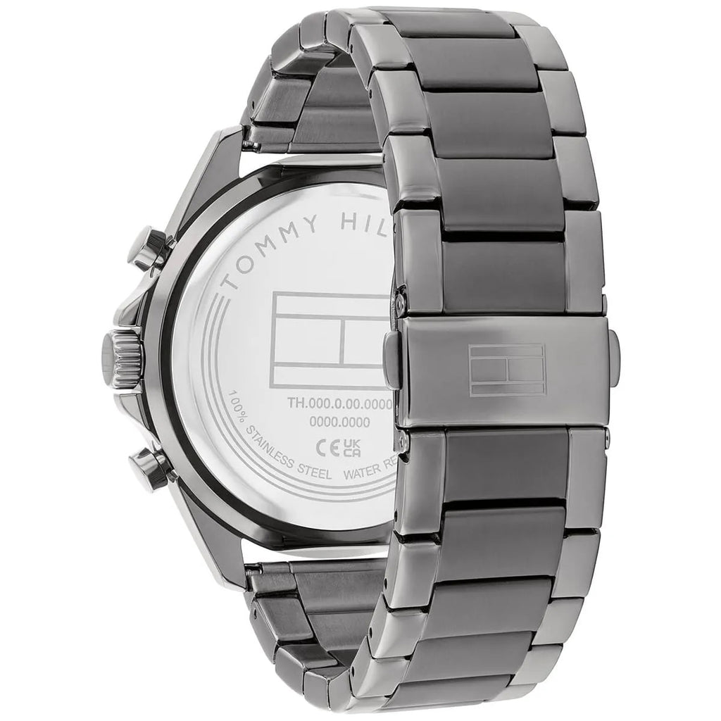Tommy Hilfiger Montre Bracelet Acier Gris Élégante Homme