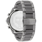 Tommy Hilfiger Montre Bracelet Acier Gris Élégante Homme