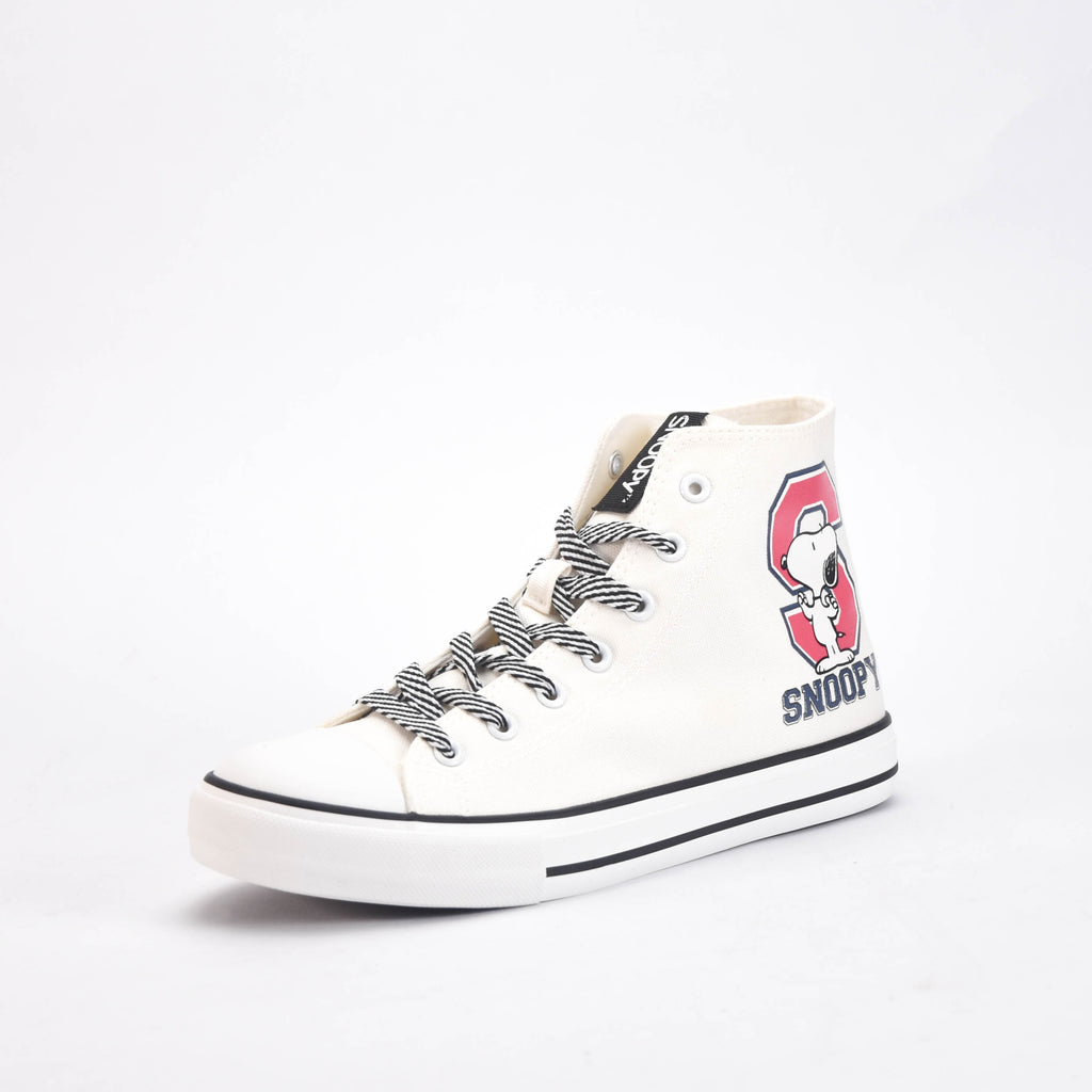 Peanuts Sneakers Montantes Snoopy en Toile Mixte