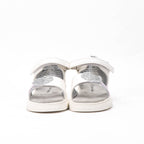 Safety Jogger Sandales Fille Blanc Pailleté Confortables