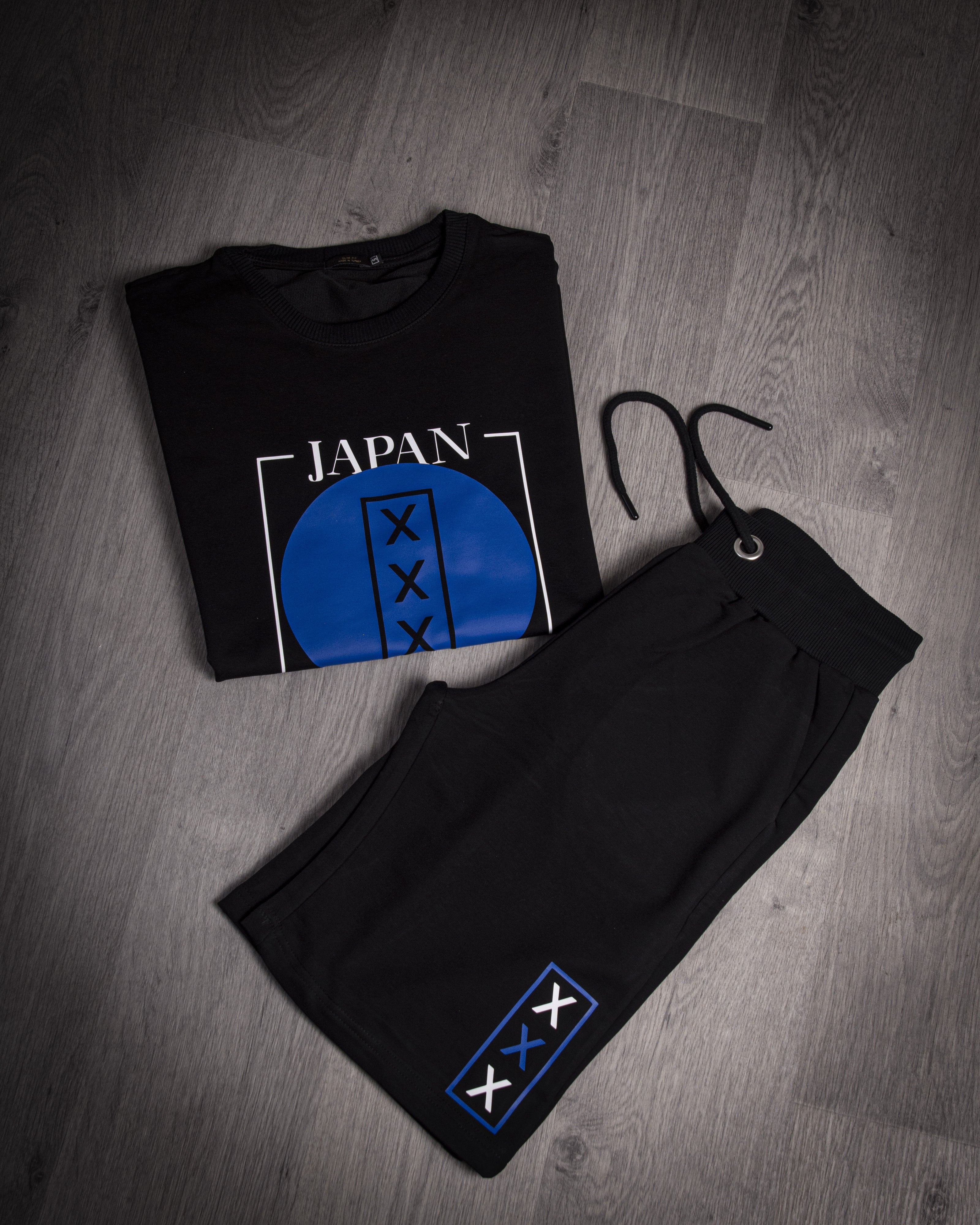 Kimland Ensemble Noir Japan Style Décontracté Homme
