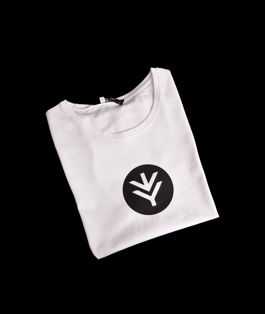 Kimland T-shirt Blanc Logo Noir Homme