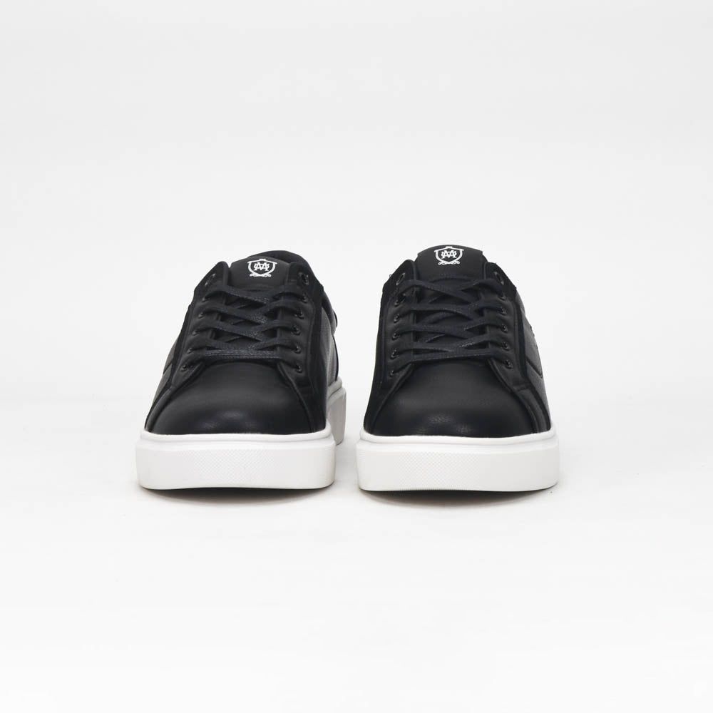 Massimo Baskets Basses Élégantes Noir Homme