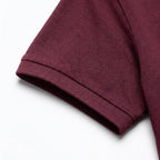 Kimland Polo Homme Bordeaux Élégant