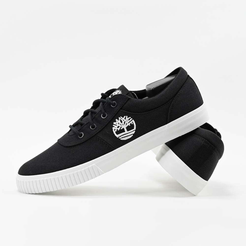 Timberland Baskets Basses en Toile Noir Homme