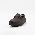 Massimo Mocassins Élégants en Cuir Marron Homme