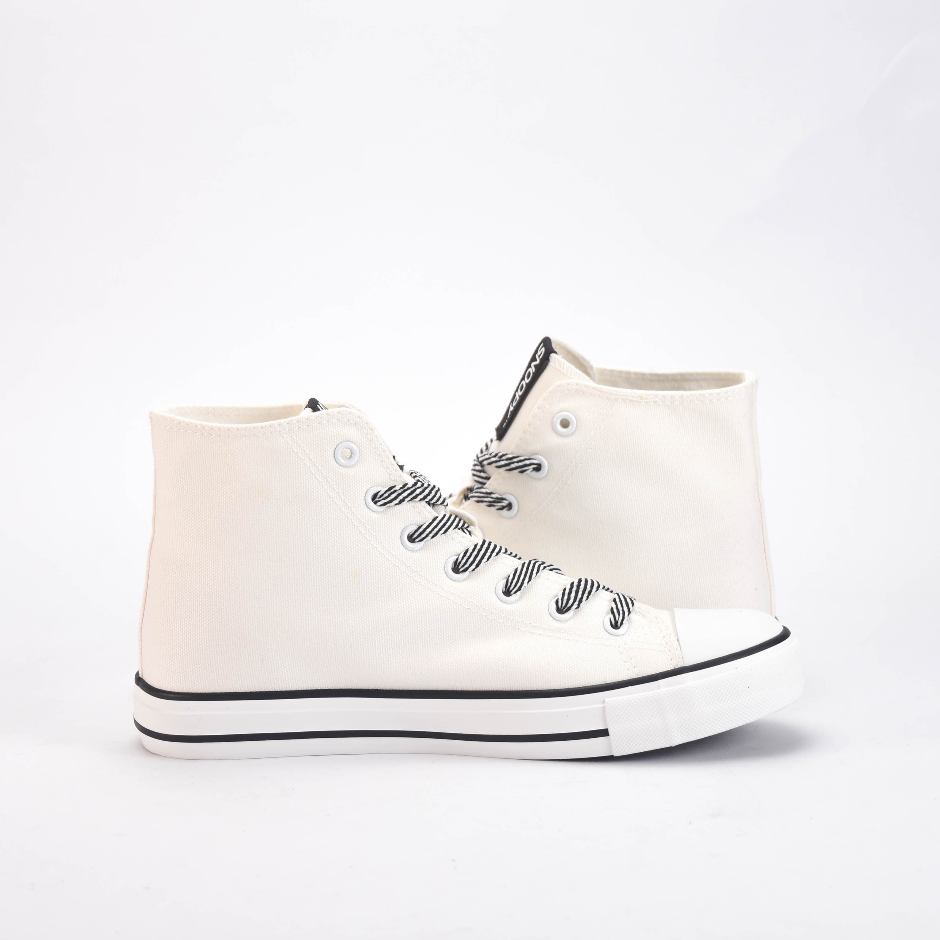 Peanuts Sneakers Montantes Snoopy en Toile Mixte