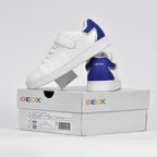 Geox Baskets Eclyper Respirantes Blanc et Bleu Enfant