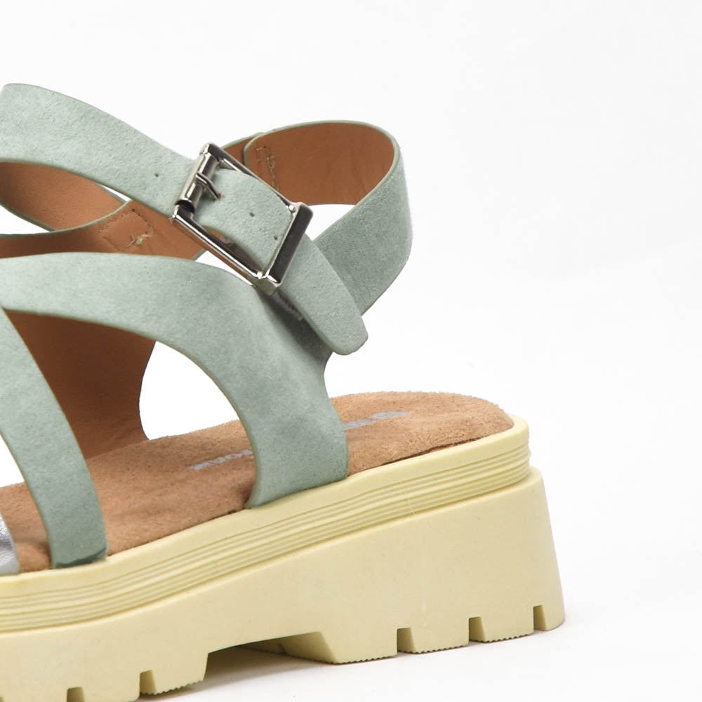 Kimland Sandales Plateforme Multicolores Fille