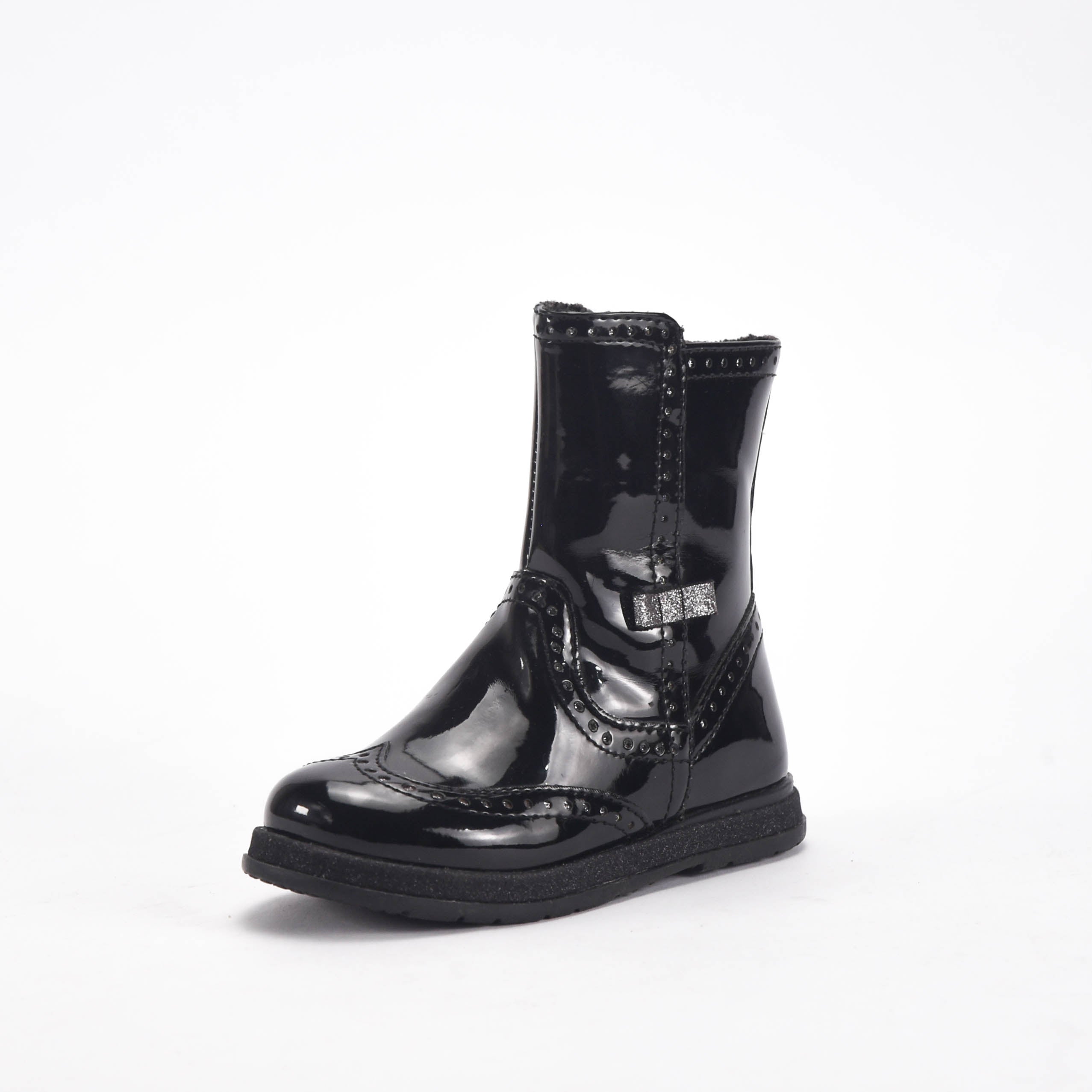 Chicco Bottines Vernies Noires Flex Zone Fille