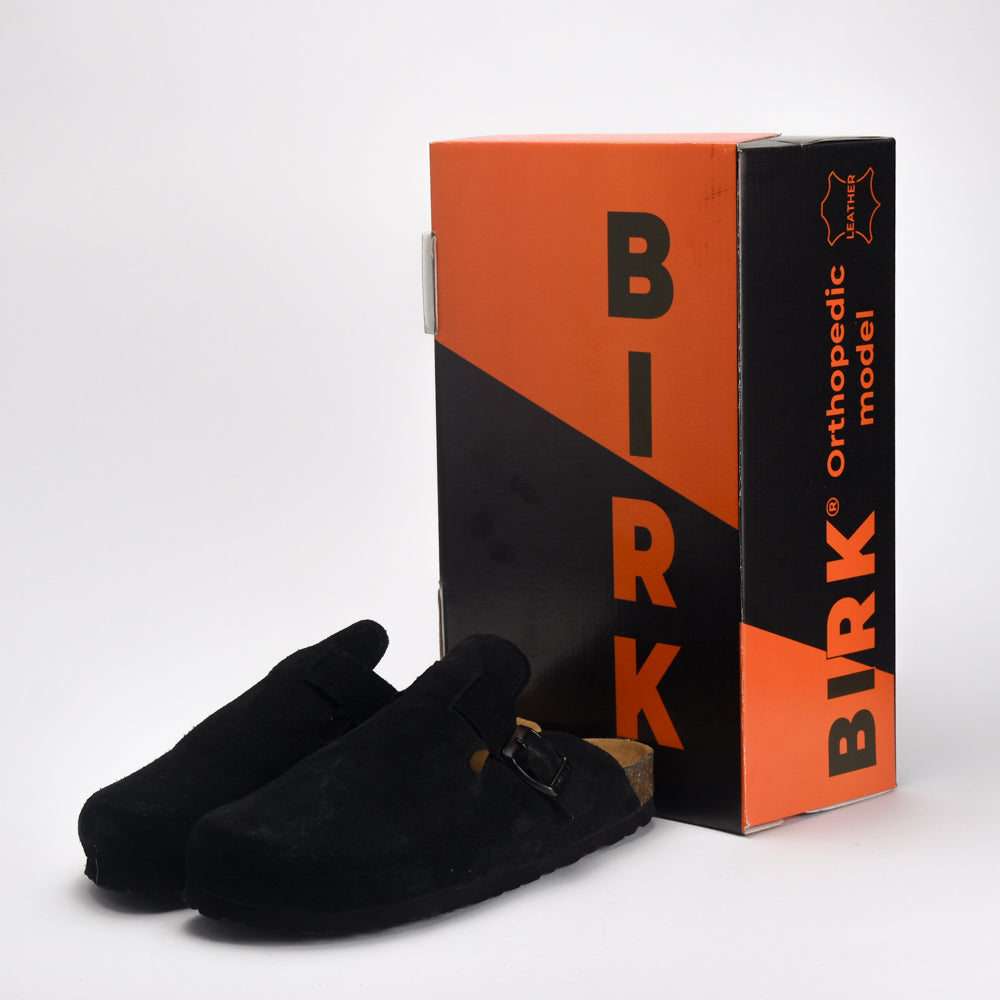 SABOT BIRK DAIM NOIR﻿ 1